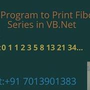Fibonacci Series In VB Net Part 2