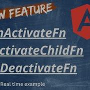 Демонстрация навигационных щитков Angular 17 CanDeactivateFn CanActivateFn CanActivateChildFn