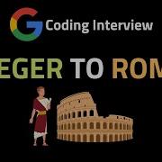 Integer To Roman LeetCode 12 Coding Interview Questions