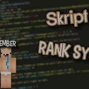 Minecraft Skript Tutorial 8 Rank System