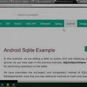 Android Sqlite DB With Spinner