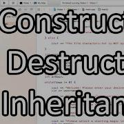Inheritance Of Constructors Destructors C Programming Tutorial 42 Part 2 PC Mac 2015