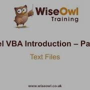 Excel VBA Introduction Part 23 Text Files FileSystemObjects