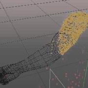CINEMA 4D Thinking Particles Test