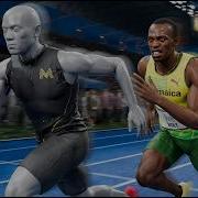 Usain Bolt VS Human Speed Limit 3D Comparison