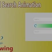 Java Swing TextField Search Animation Part 1