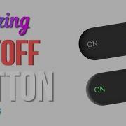ON OFF Button Neumorphism HTML CSS