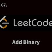 67 Add Binary Leetcode C Hindi