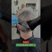 EASY PIXIE HAIRCUT BLOW DRY Complete Tutorial Linked Below