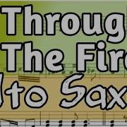 Through The Fire For Alto Sax Sheet Music Backing Track I Lower Key I Chaka Khan I Nina