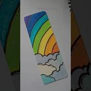 Rainbow Bookmark Drawing With Doms Brush Pen Shorts Viralvideo Bookmark Trending Creative
