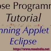 Running Applet In Eclipse