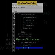Christmas Tree Pattern Wish You Merry Christmas Status Shorts