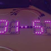 7 Segment RGB Digital Clock Temperature Display TEST BUILD