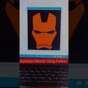 Ironman Helmet Using Python Beautiful Python Pythonturtle Trending Shorts Pythoncode