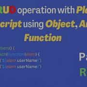 CRUD Operation With Plain JavaScript Read Data Show In Table