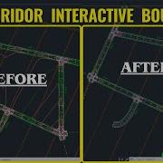 How To Create Corridor Surface With Interactive Boundary In Civil 3d Add Hide Boundary To Surface