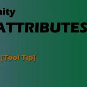 Tooltip Unity Attributes 6 17