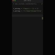 WHAT Are FR Strings In Python