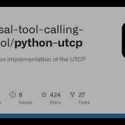 GitHub Universal Tool Calling Protocol Python Utcp Official Python Implementation Of The UTCP
