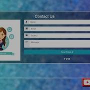 Responsive Contact Form Bootstrap 4 Blur Background Contact Us Form Code With Raveena