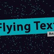 Flying Text Animation Effects Using CSS Anime Js Website Animations