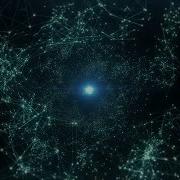 Plexus Tunnel With Space Background Stock Motion Graphics
