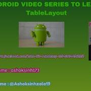TableLayout In Android