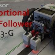 Как создать пропорциональное следование по линии с двумя датчиками в EV3 G