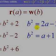 Determining If Two Parametric Curves In 3D Space Intersect And Or Collide