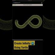 Love Coding Create Infinity Symbol Using Python Shorts Coding Programming