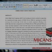 MULTI USER MULTI TASK COMPUTATION OFFLOADING IN GREEN MOBILE EDGE IEEE PROJECTS 2018