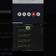 Stylish Social Icons Animation CSS Only Webdevelopment Coding Animation Shorts