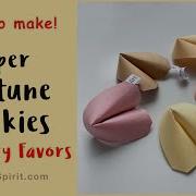 How To Make A Paper Fortune Cookie