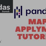Pandas Map Applymap Tutorial Video Pandas