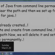 Set Up Java Path From Command Line Permanently
