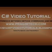 Part 24 C Tutorial Difference Between Method Overriding And Method Hiding Avi