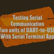 Testing Serial Communication With 2 Units Of UART To USB
