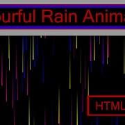 Colorful Rain Animation Effects Using Html CSS Vanilla Javascript Royaltutorials354