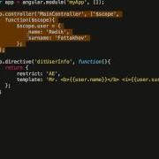 Angular Directives работа со Scope