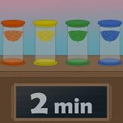 2 Minute Timer Rainbow Sand