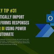 Automatically Import Microsoft Forms Responses To Power BI Using Power Automate