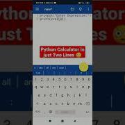 Calculator In Python In Just Two Lines Shorts Youtubeshorts Python Coding Calculator