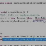 Android NotePad Tutorial Video 7 16