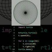Can Python Draw A Flower Turtle Graphics Tutorial Shorts Shortsvideo Python Pythonturtle