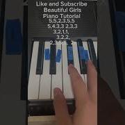 Beautiful Girls Piano Tutorial Piano Pianotutorial