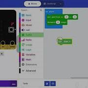Getting Turtle To Move Around A Screen In The BBC Microbit Editor