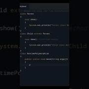 Method Overriding Program In Java OOPs Concepts Polymorphism Core Java Code Coding In Java