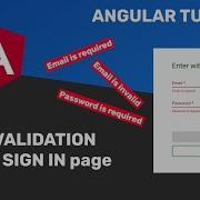 07 Angular Tutorial Form Validation Of The Sign In Page With TDD