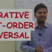 Iterative Postorder Traversal Using One Stack